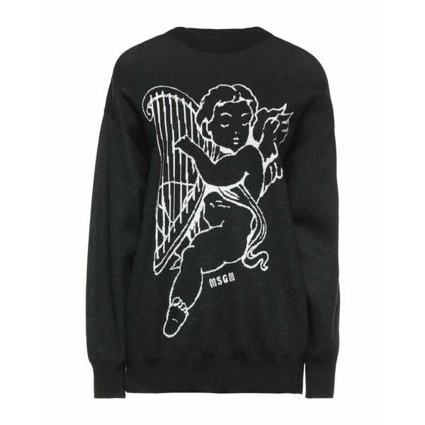 エムエスジイエム レディース ニット&セーター アウター Sweaters Black-