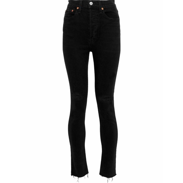 リダン レディース デニムパンツ ボトムス Denim pants Blackの通販は