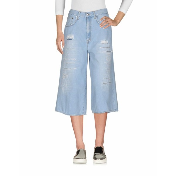 プラス・ピープル レディース デニムパンツ ボトムス Denim cropped