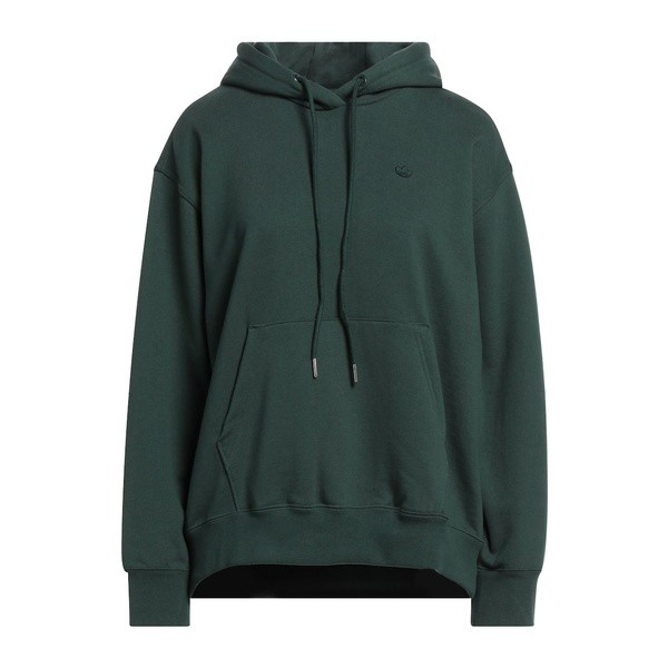 アディダスオリジナルス レディース パーカー・スウェットシャツ アウター Sweatshirts Dark green｜au PAY マーケット