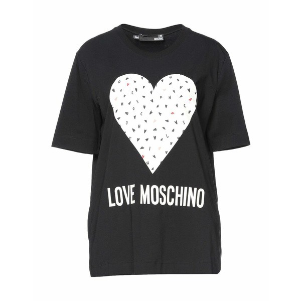 ラブ モスキーノ レディース カットソー トップス T-shirts Blackの