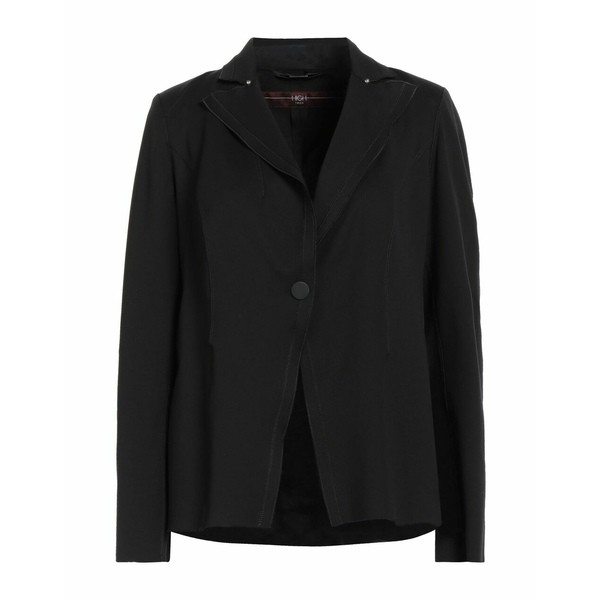 ハイ レディース ジャケット＆ブルゾン アウター Suit jackets Blackの