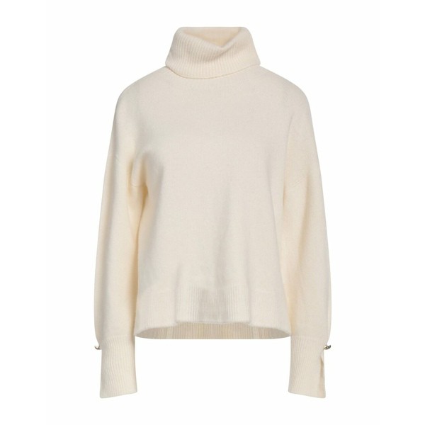 リュージョー レディース ニット&セーター アウター Turtlenecks Ivory