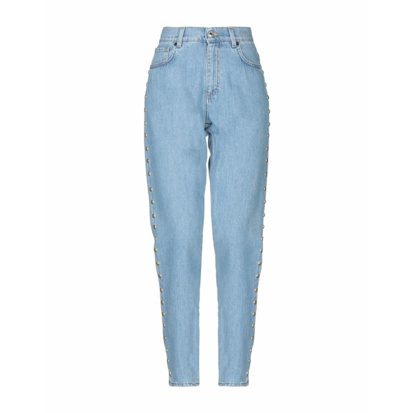 モスキーノ レディース デニムパンツ ボトムス Denim pants Blueの通販