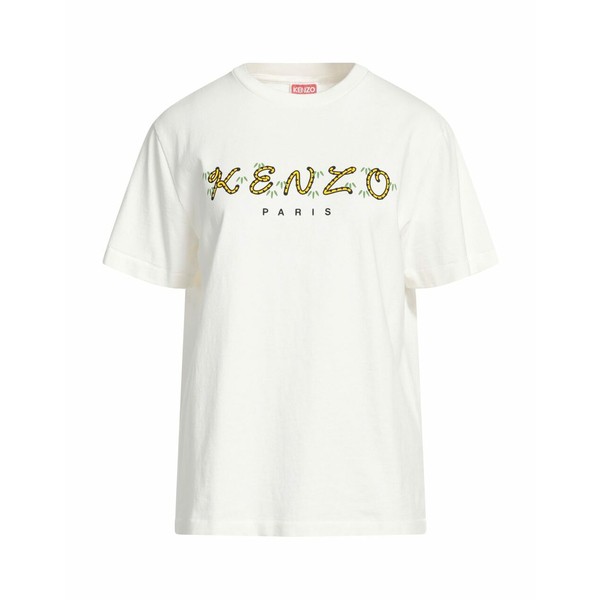 ケンゾー レディース Tシャツ トップス T-shirts White