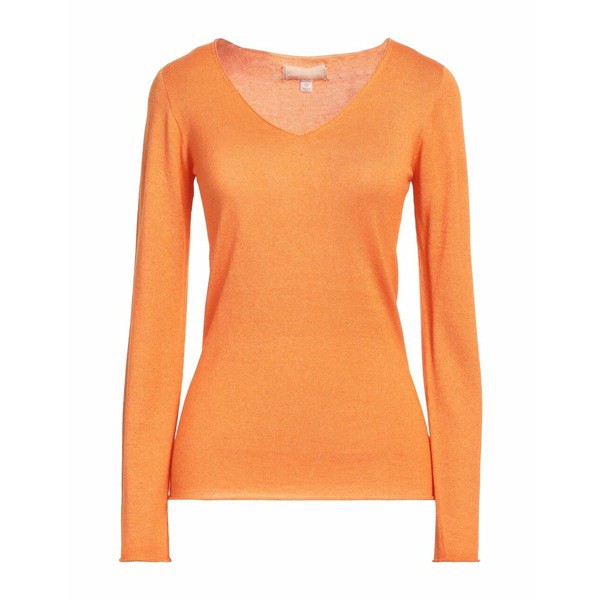 １２０％リノ レディース ニット&セーター アウター Sweaters Orangeの