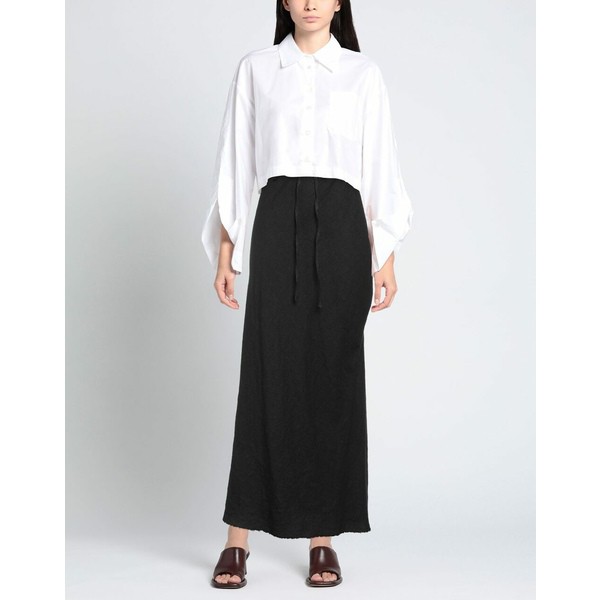 マスナダ レディース スカート ボトムス Long skirts Blackの通販はau