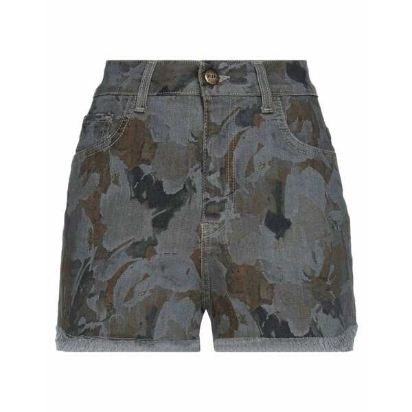 ジジル レディース カジュアルパンツ ボトムス Denim shorts Greyの