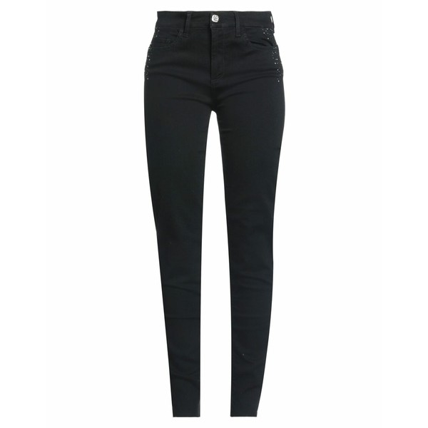 リュージョー レディース デニムパンツ ボトムス Denim pants Black