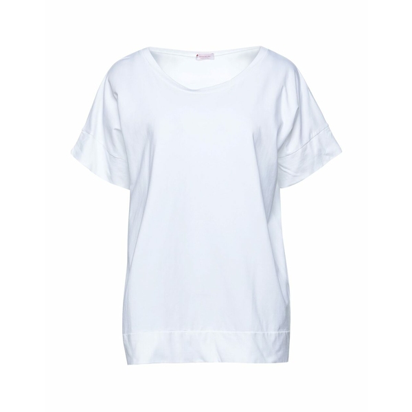 ROSSOPURO 売れ筋商品|||ロッソピューロ Tシャツ トップス レディース T-shirts White ロッソピューロ レディース Tシャツ トップス T-shirt（送料無料