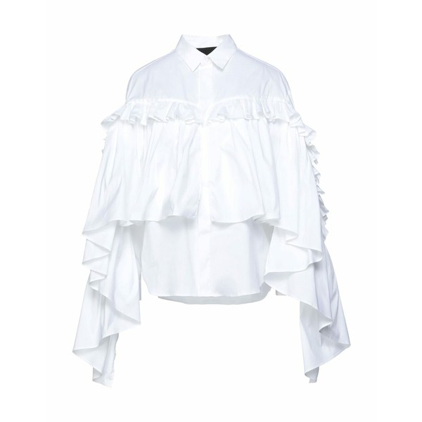 レッドヴァレンティノ レディース シャツ トップス Shirts White-