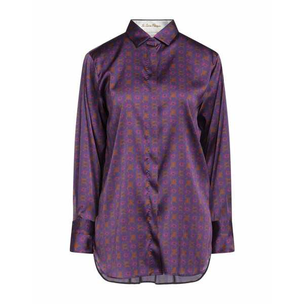 サルテペッテゴーレ レディース シャツ トップス Shirts Purpleの通販