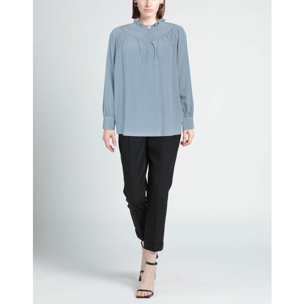 キャリバン レディース シャツ トップス Blouses Sky blueの通販はau