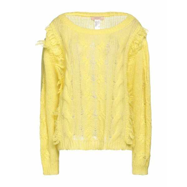 ツインセット レディース ニット&セーター アウター Sweaters Yellowの