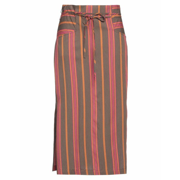 キャラクター レディース スカート ボトムス Midi skirts Brown