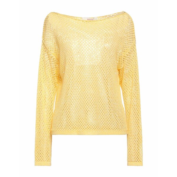 JUCCA 売れ筋商品|||ユッカ ニット&セーター アウター レディース Sweaters Yellow ユッカ レディース ニット&セーター アウター Sweaters Yellowの
