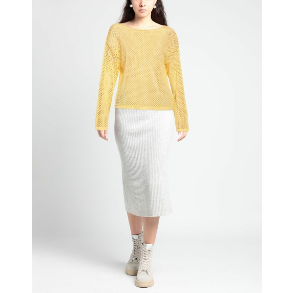 JUCCA 売れ筋商品|||ユッカ ニット&セーター アウター レディース Sweaters Yellow ユッカ レディース ニット&セーター アウター Sweaters Yellowの