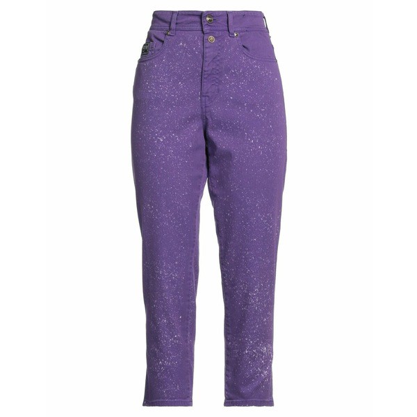 ベルサーチ レディース デニムパンツ ボトムス Denim pants Purpleの通販は