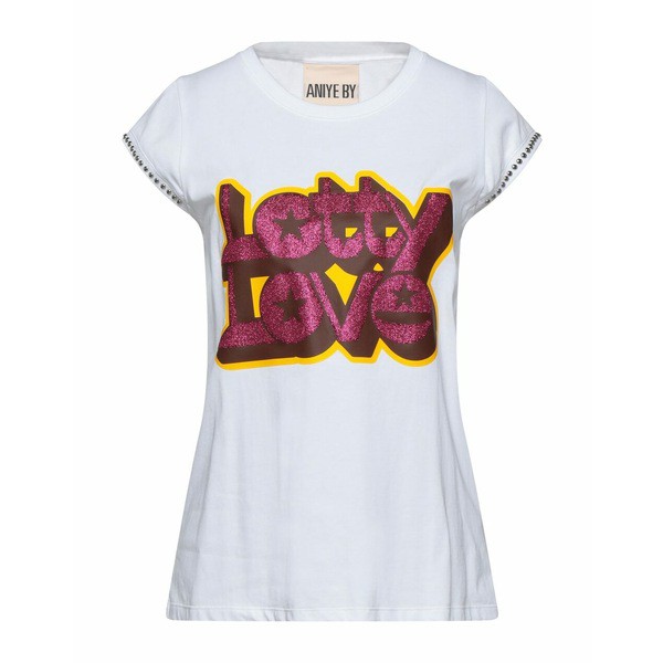 アニエバイ レディース Tシャツ トップス T-shirts Whiteの通販は
