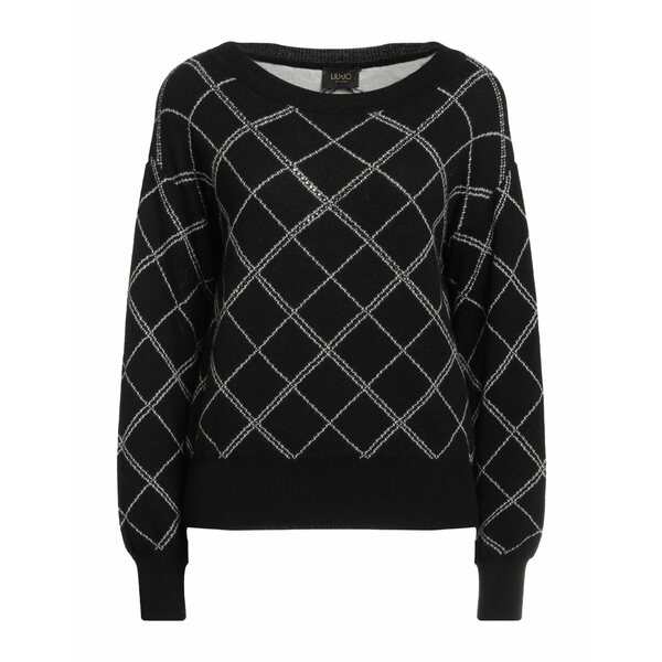 リュージョー レディース ニット&セーター アウター Sweaters Blackの