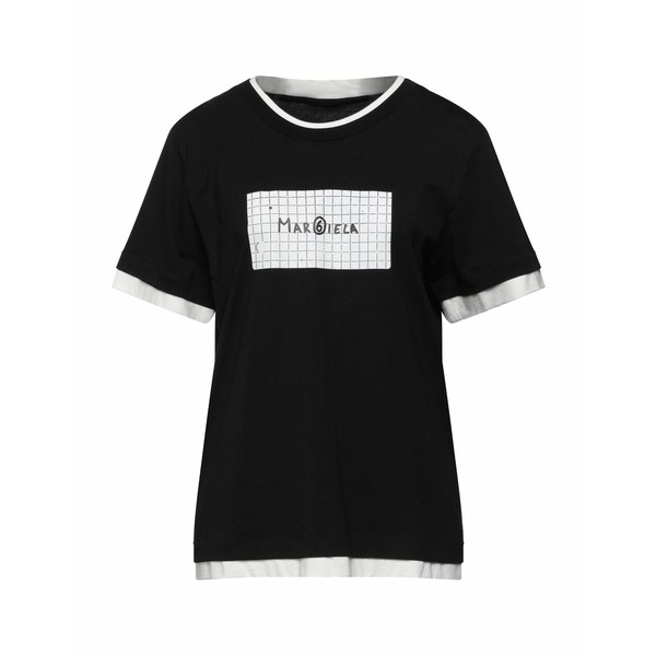 マルタンマルジェラ レディース Tシャツ トップス T-shirts Blackの