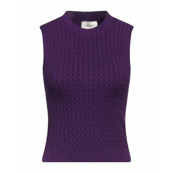 ヴィコロ レディース ニット&セーター アウター Sweaters Purpleの通販