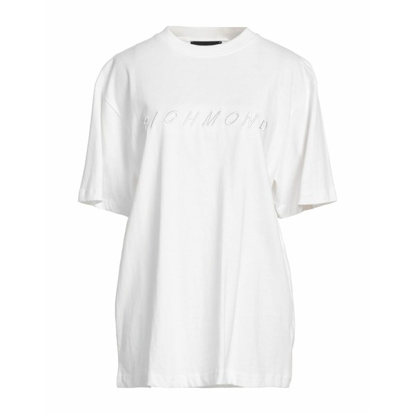 ジョン リッチモンド レディース Tシャツ トップス T-shirts Whiteの