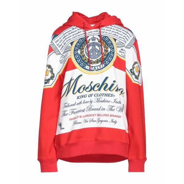 モスキーノ レディース パーカー・スウェットシャツ アウター Sweatshirts Red｜au PAY マーケット