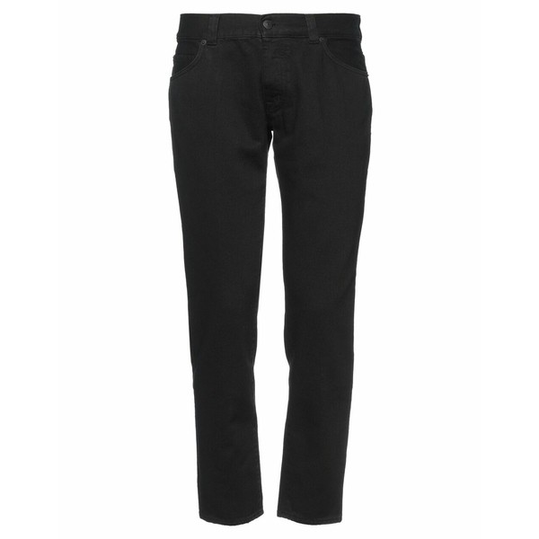 プラス・ピープル レディース デニムパンツ ボトムス Denim pants Blackの通販は