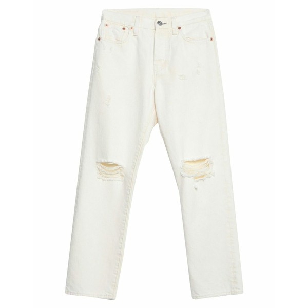 ハイクール レディース デニムパンツ ボトムス Denim pants Ivoryの