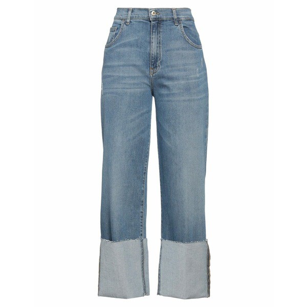 リュージョー レディース デニムパンツ ボトムス Denim pants Blueの