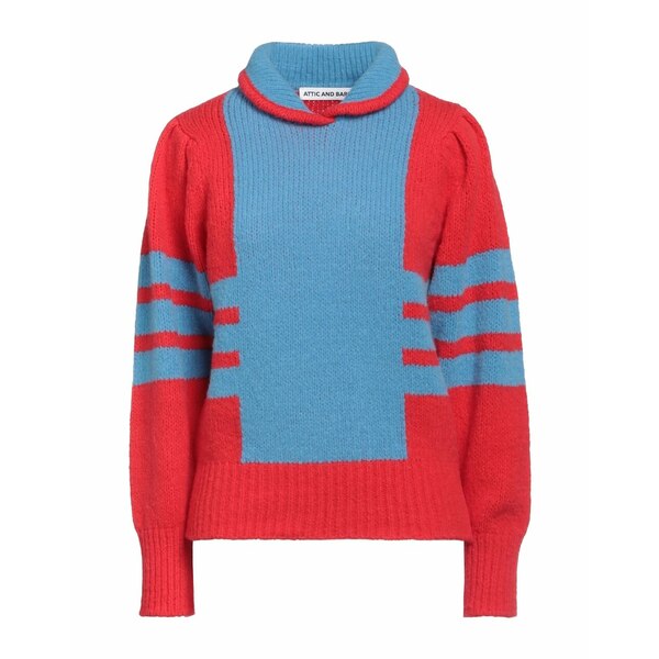 ATTIC AND BARN 売れ筋商品|||アティックアンドバーン ニット&セーター アウター レディース Sweaters Red アティックアンドバーン レディース ニット&セーター アウター