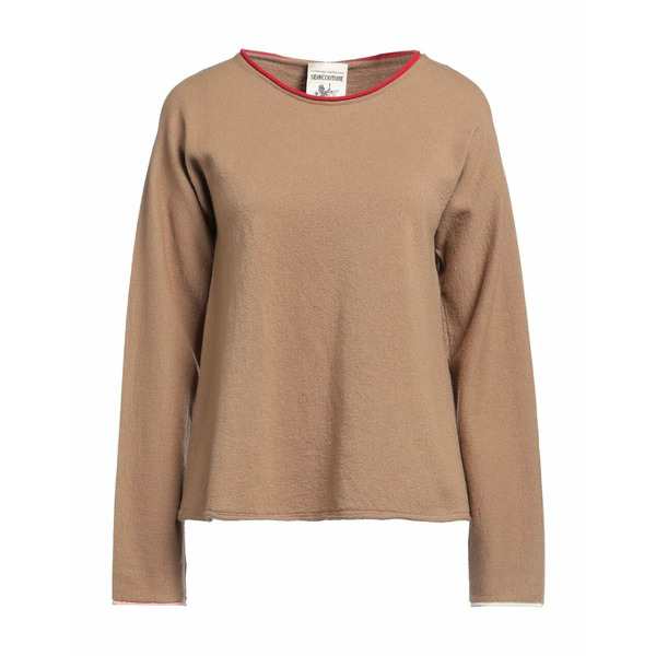 セミクチュール レディース ニット&セーター アウター Sweaters Camel