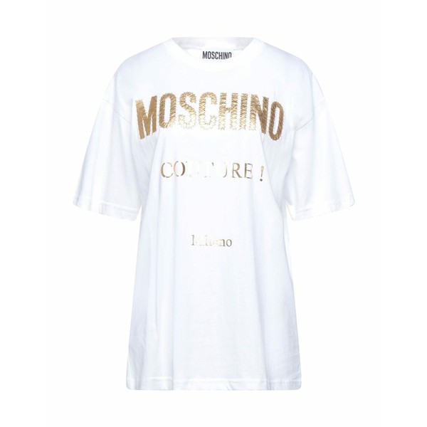 モスキーノ レディース カットソー トップス T-shirts White