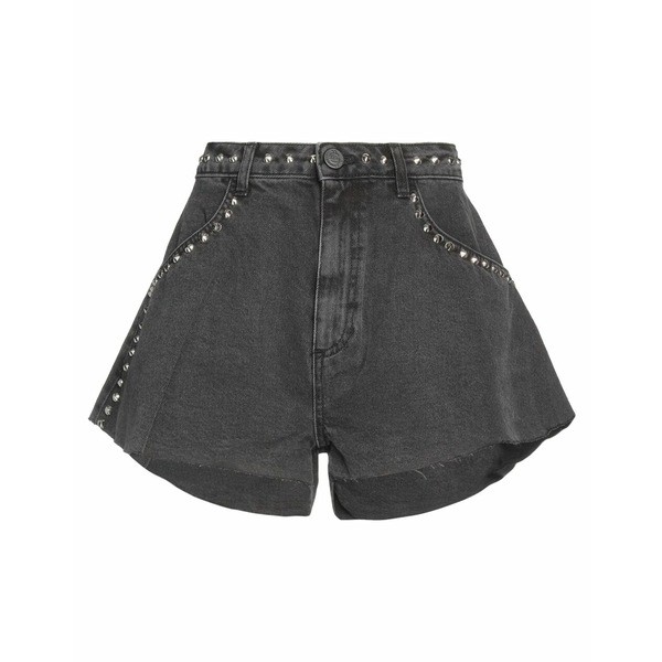 ガレパリ レディース デニムパンツ ボトムス Denim shorts Black