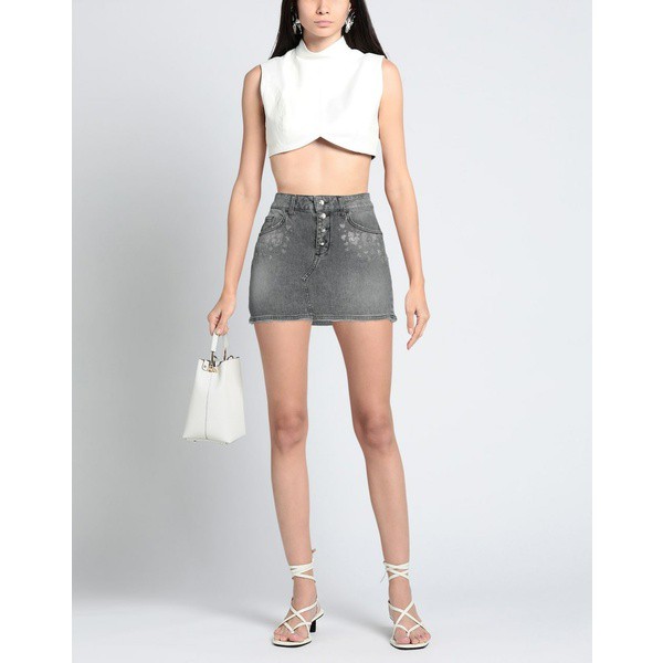 リュージョー レディース スカート ボトムス Mini skirts Steel grey