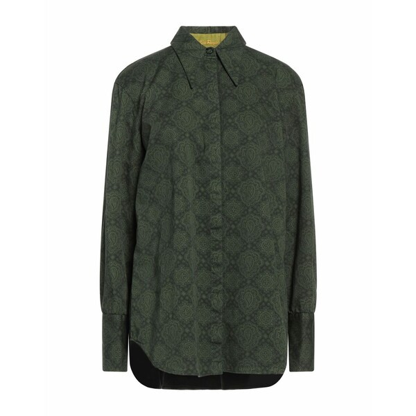 サルテペッテゴーレ レディース シャツ トップス Shirts Dark greenの