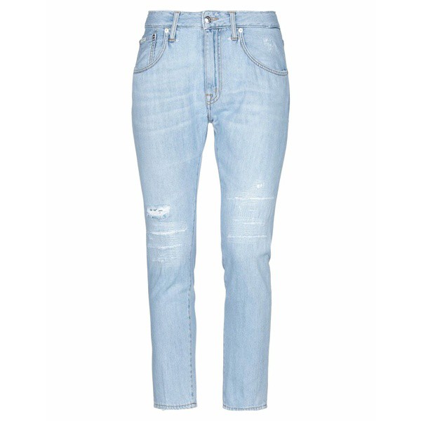 プラス・ピープル レディース デニムパンツ ボトムス Denim pants Blue