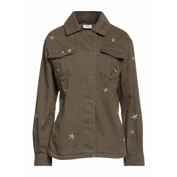 リュージョー レディース シャツ トップス Shirts Military greenの