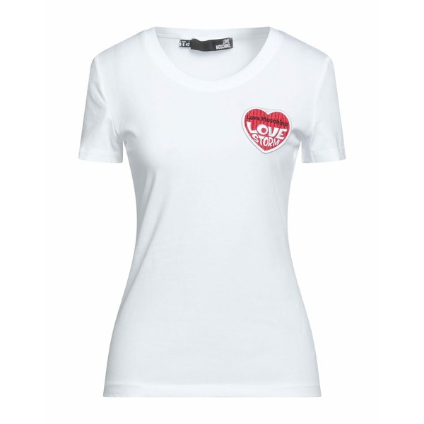 ラブ モスキーノ レディース Tシャツ トップス T-shirts Whiteの通販は