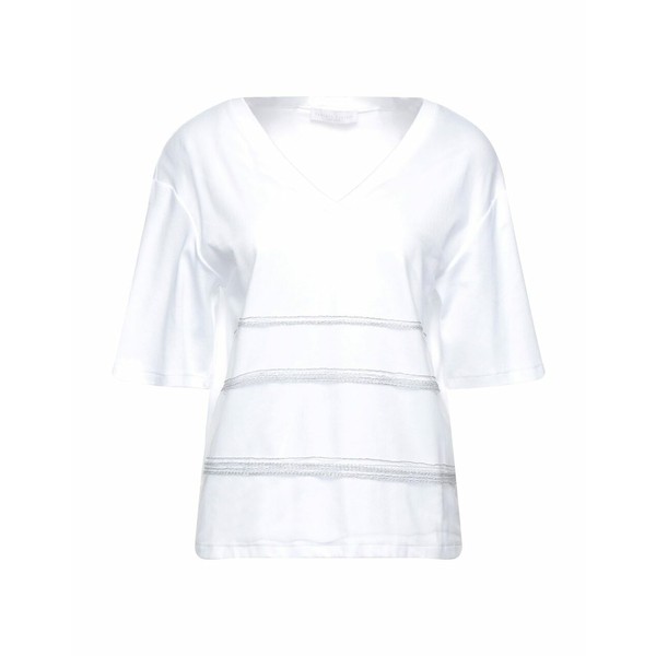 ファビアナ フィリッピ レディース Tシャツ トップス T-shirts White