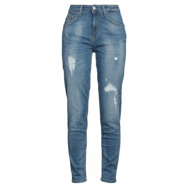 リュージョー レディース デニムパンツ ボトムス Denim pants Blueの