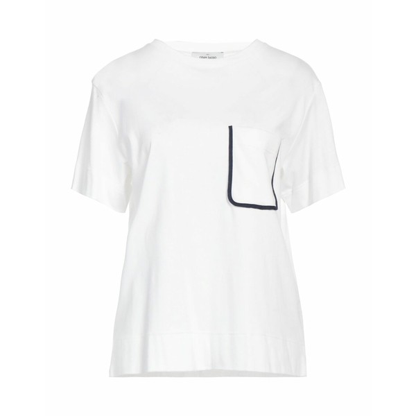 グランサッソ レディース Tシャツ トップス T-shirts Whiteの通販は