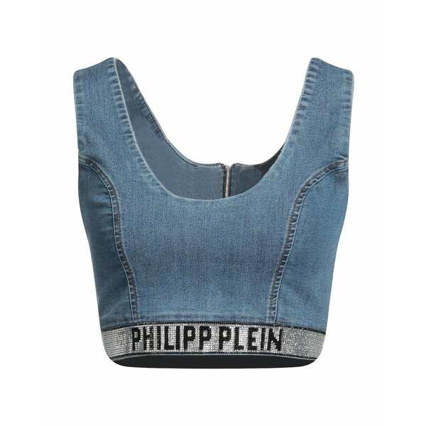 フィリッププレイン レディース カットソー トップス Tops Blue