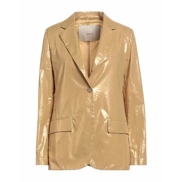 ユッカ レディース ジャケット＆ブルゾン アウター Suit jackets Gold