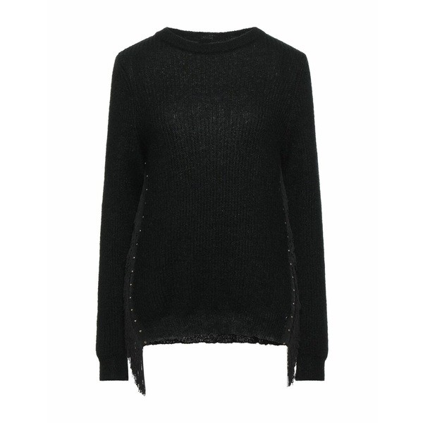 リュージョー レディース ニット&セーター アウター Sweaters Blackの