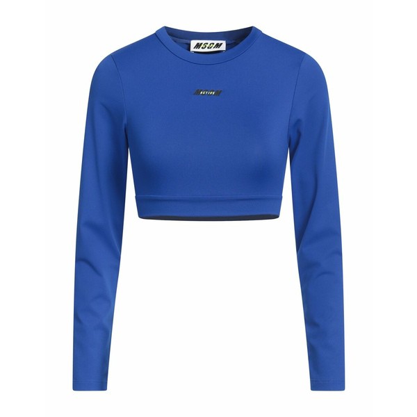 エムエスジイエム レディース Tシャツ トップス T-shirts Bright blueの通販は