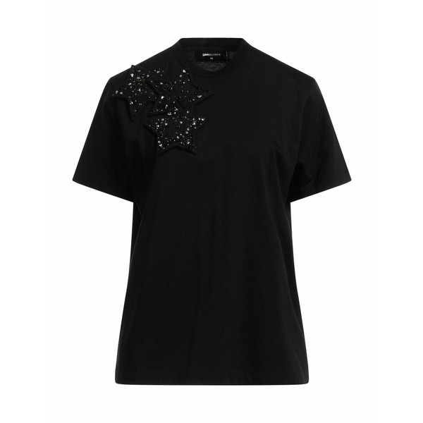 ディースクエアード レディース カットソー トップス T-shirts Blackの