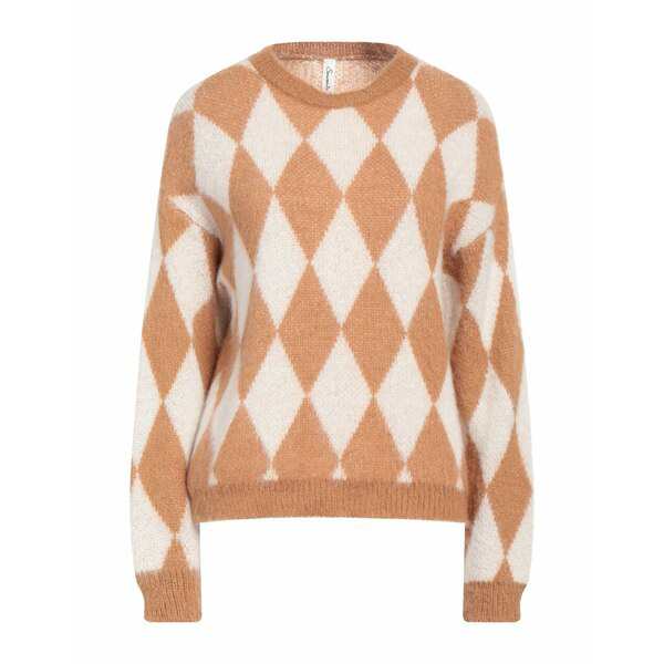 スーベニアー レディース ニット&セーター アウター Sweaters Camelの