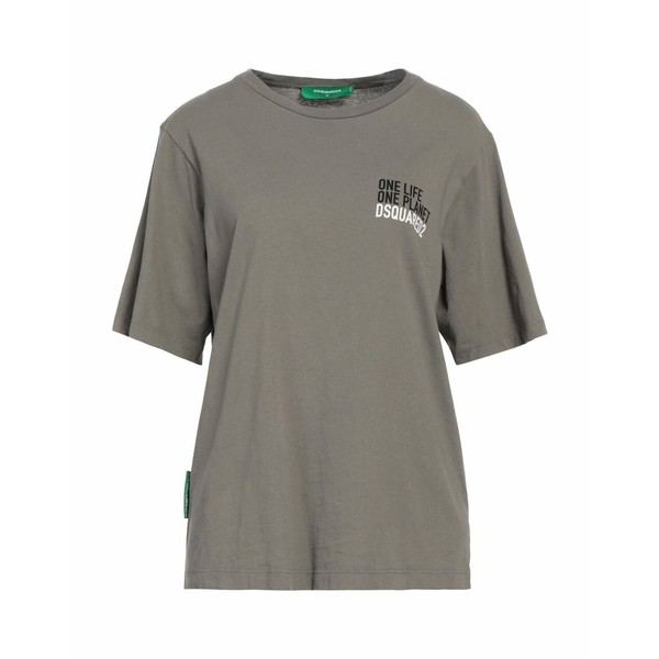 ディースクエアード レディース Tシャツ トップス T-shirts Sage green